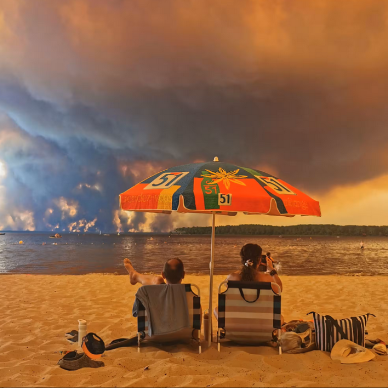 Le ciel est sale, mais tout le monde trouve &ccedil;a normal