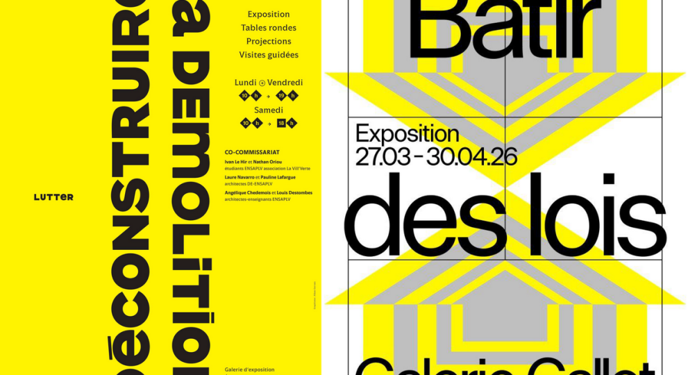 D&eacute;construire la d&eacute;molition / B&acirc;tir des lois